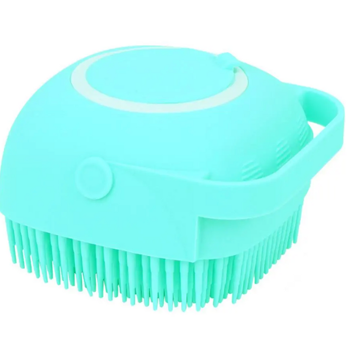 Lindo cepillo de baño para perros