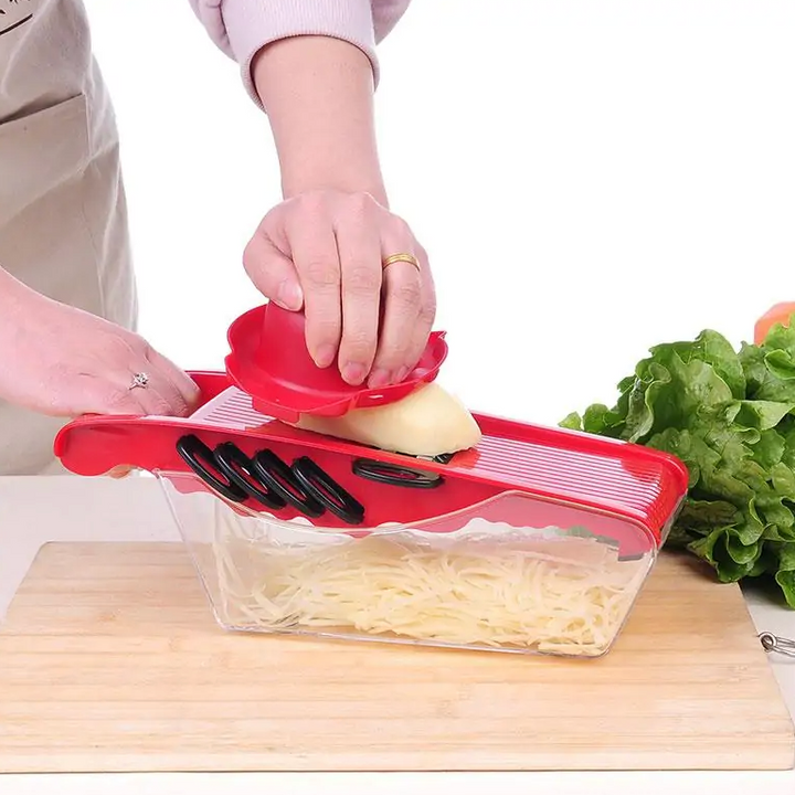 Cortadora de cocina multifunción de 6 cuchillas