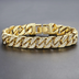 Pulsera cubana Miami Gold Curb