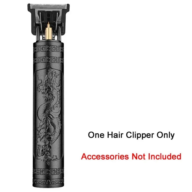 Cortadora de pelo eléctrica profesional T9 para hombres, recargable, afeitadora de peluquero, recortadora de pelo