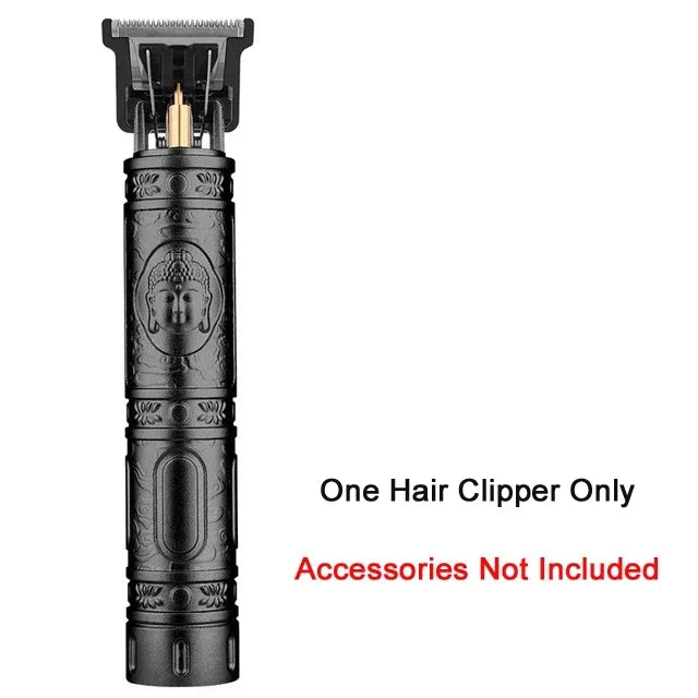 Cortadora de pelo eléctrica profesional T9 para hombres, recargable, afeitadora de peluquero, recortadora de pelo
