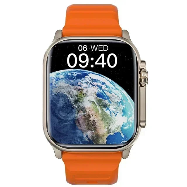 Nuevo reloj inteligente T800 U2 de 49 mm, 2024, para hombre y mujer, con NFC, GPS, seguimiento, Bluetooth, llamadas, música, juegos, carga inalámbrica.
